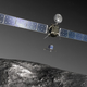 Illustration for article titled This spidery spacecraft will be the first to soft-land on a comet